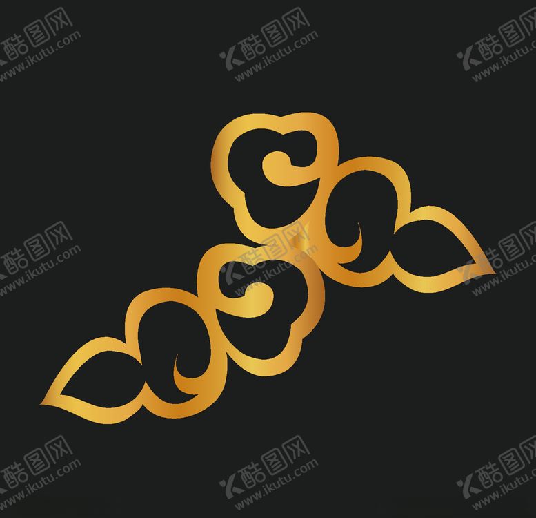 编号：88637709221506169351【酷图网】源文件下载-矢量云纹古典祥云