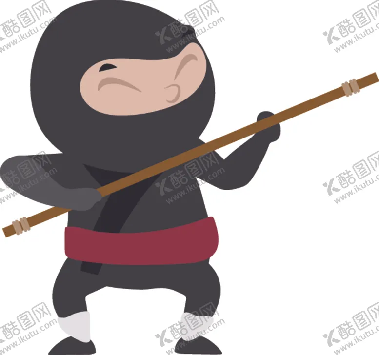 编号：94522304081211078487【酷图网】源文件下载-卡通忍者