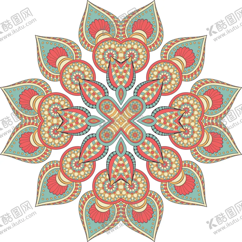 编号：41936801151351228068【酷图网】源文件下载-华丽花纹背景 