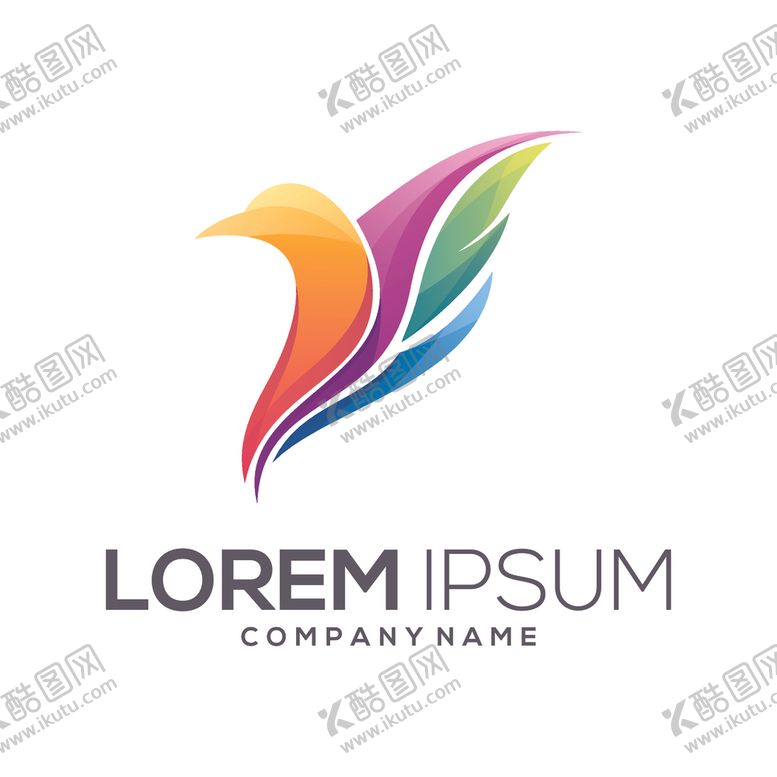 编号：46536510241615501126【酷图网】源文件下载-禽类LOGO标志