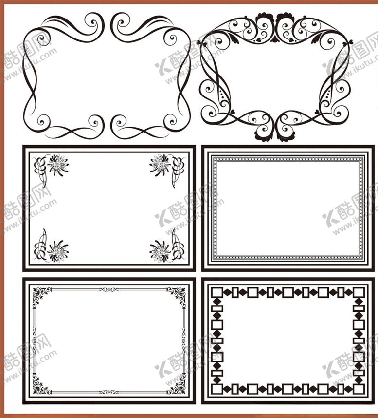 编号：89225009280038563052【酷图网】源文件下载-贵宾卡边框VIP边框镂空花