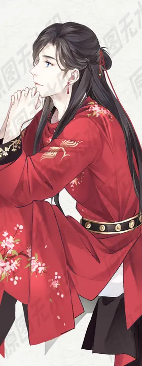 古风俊男发呆