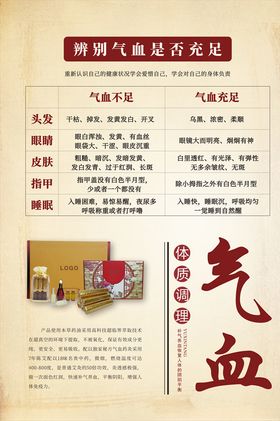 气血不足的表现