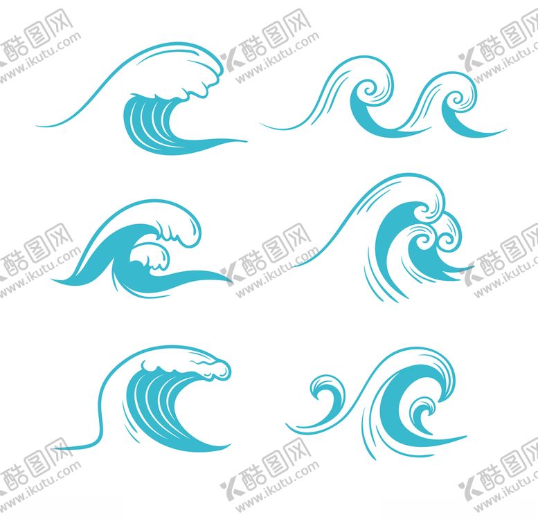 编号：69742009150712434713【酷图网】源文件下载-海浪波浪波纹