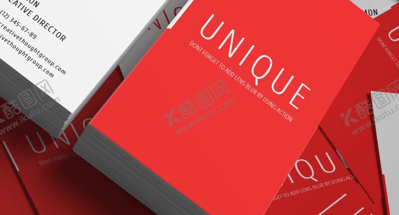 编号：80542009082301598645【酷图网】源文件下载-卡片贴图样机