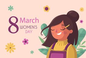 三八妇女节海报生日神