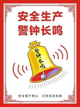 安全生产海报月宣传企业