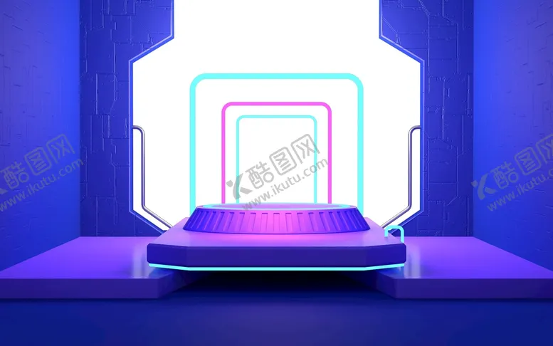 编号：20273511030105326085【酷图网】源文件下载-科技舞台背景