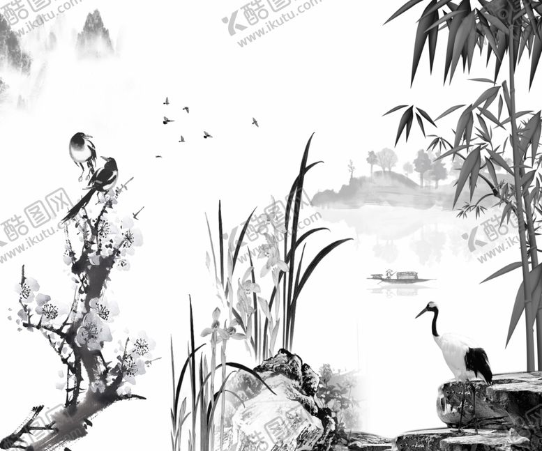 编号：62481107080954012992【酷图网】源文件下载-水墨画