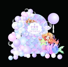 美人鱼生日宴会场景装饰主题