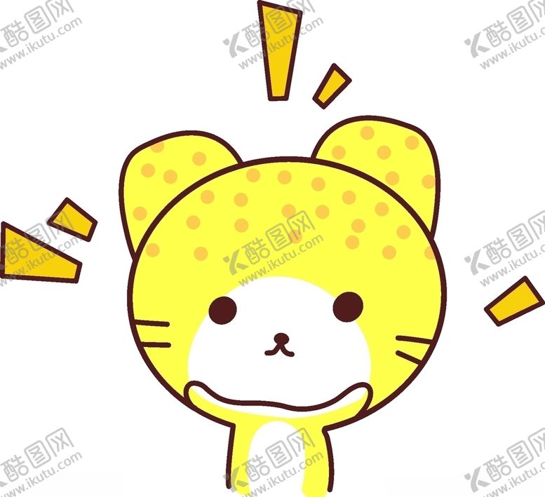 编号：52992710112259188182【酷图网】源文件下载-小清新动物可爱豹子