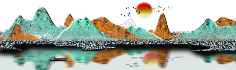 编号：76327005141530547051【酷图网】源文件下载-创意国潮装饰画图片