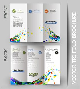 三折页宣传册设计模板