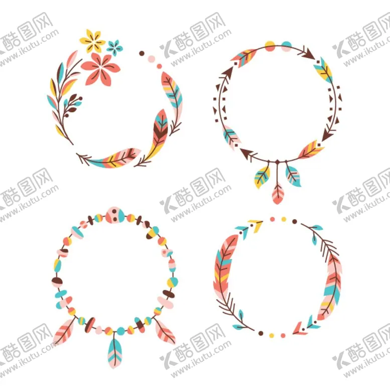 编号：36931212041143166542【酷图网】源文件下载-波西米亚风格边框