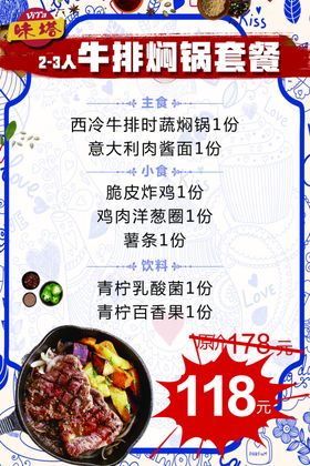 牛排海报