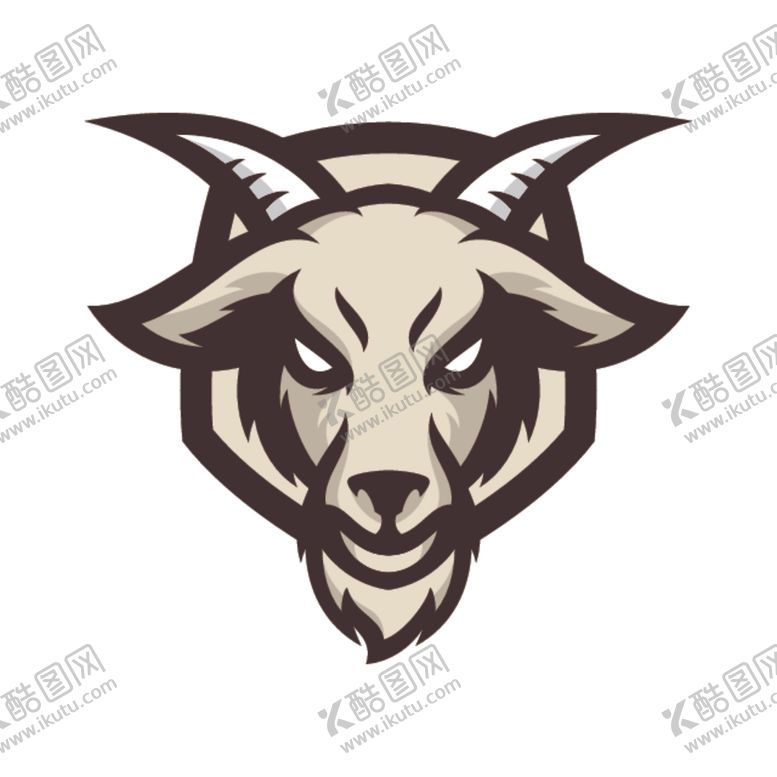 编号：39895210010243401486【酷图网】源文件下载-羊头图标