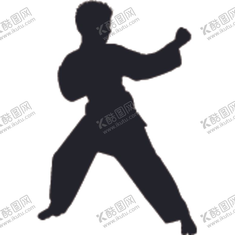 编号：32582109272104306935【酷图网】源文件下载-武术格斗剪影