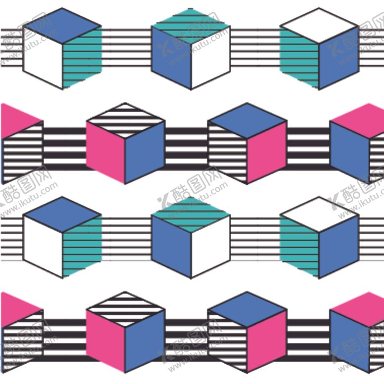 编号：56388809282232529518【酷图网】源文件下载-复古创意拼接图案