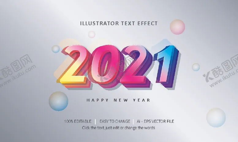 编号：43170802050242584162【酷图网】源文件下载-七彩3D立体字体样机