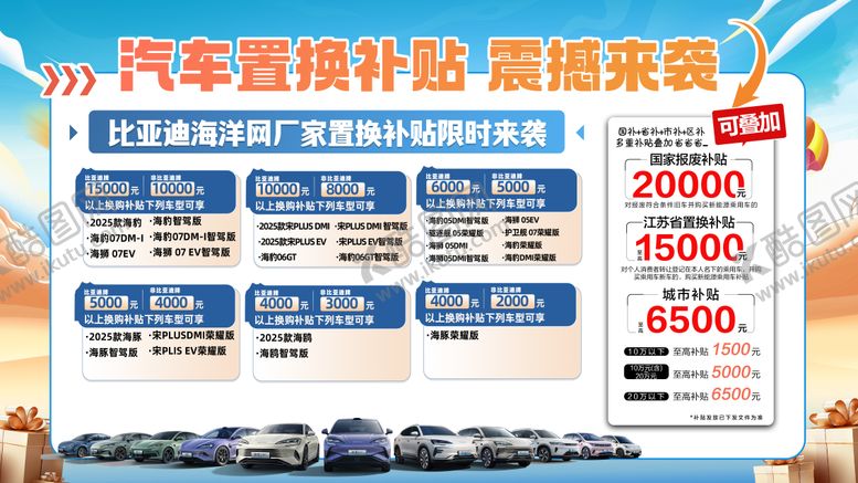 编号：85173608182302011924【酷图网】源文件下载-汽车置换补贴政策背景板