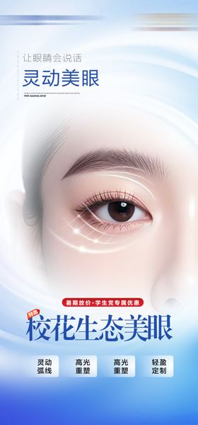 眼整形宣传海报