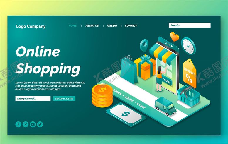 编号：58185810100042043746【酷图网】源文件下载-网络购物