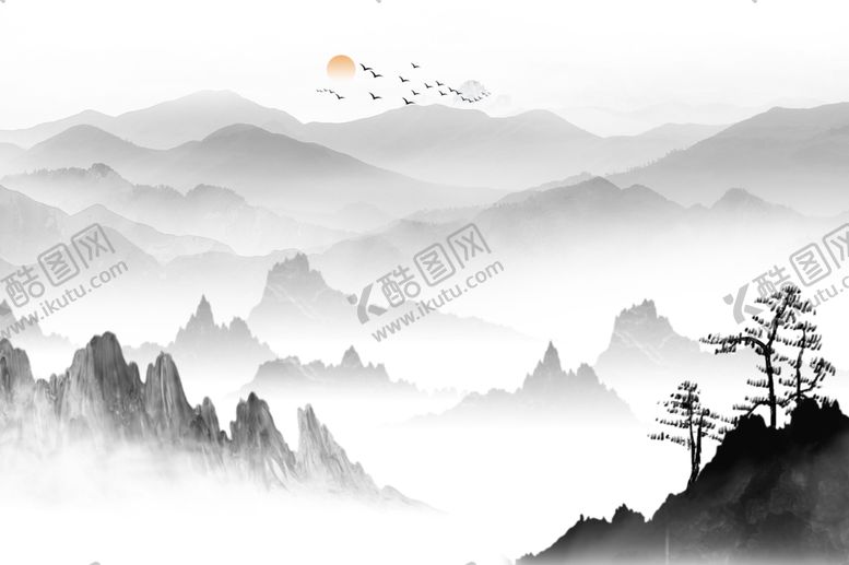 编号：45929510071704575274【酷图网】源文件下载-山水画