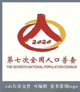 人口普查图标标志logo