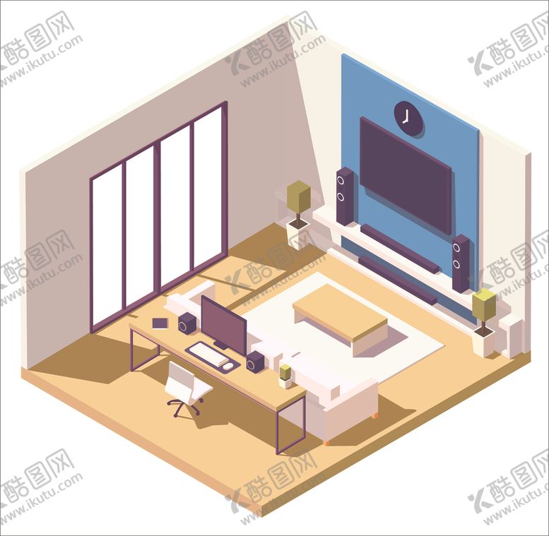 编号：87142505110717074389【酷图网】源文件下载-3D室内设计