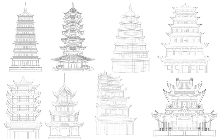 编号：73129812070446524796【酷图网】源文件下载-中式建筑图片