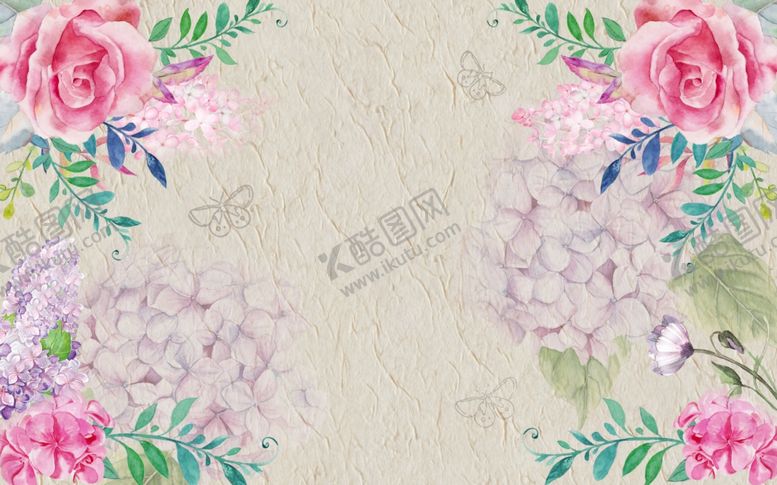 编号：89387505171925438470【酷图网】源文件下载-花卉背景墙