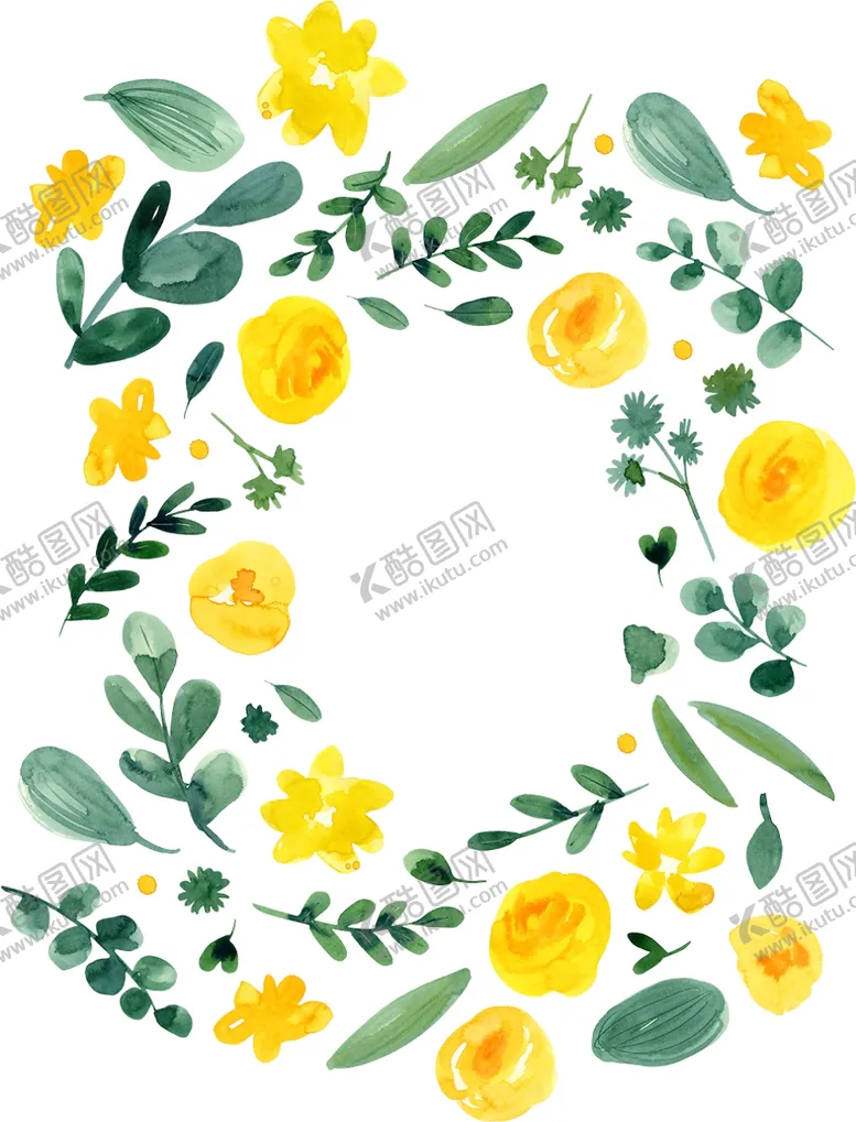 编号：20619705062033367399【酷图网】源文件下载-花草边框