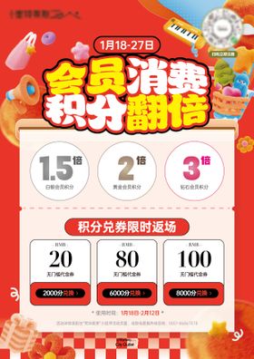 积分玩法海报