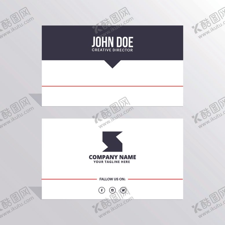 编号：25189609250006313100【酷图网】源文件下载-高档名片模板