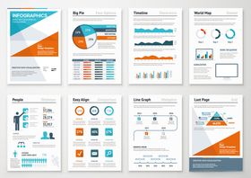 商务风数据图表PPT模板