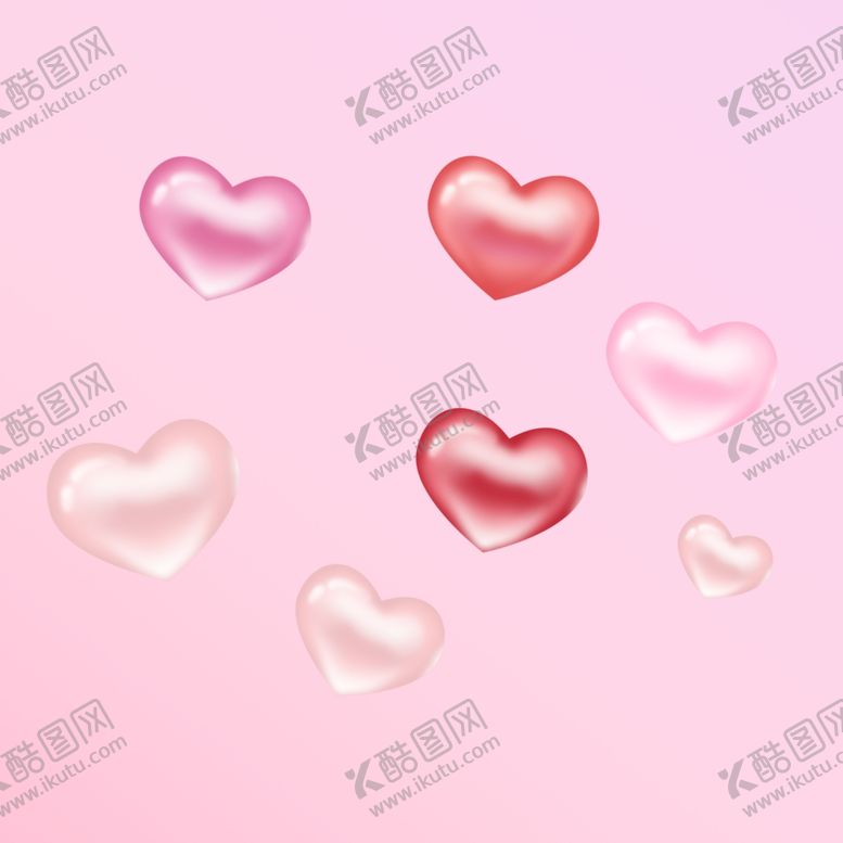 编号：60359607011507155562【酷图网】源文件下载-粉色浪漫心形