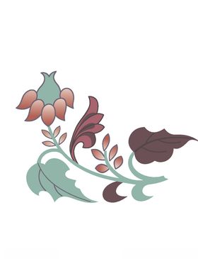 植物花朵绘画素材