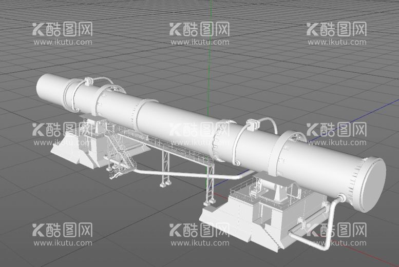 编号：49056109292333216345【酷图网】源文件下载-C4D模型工厂设备