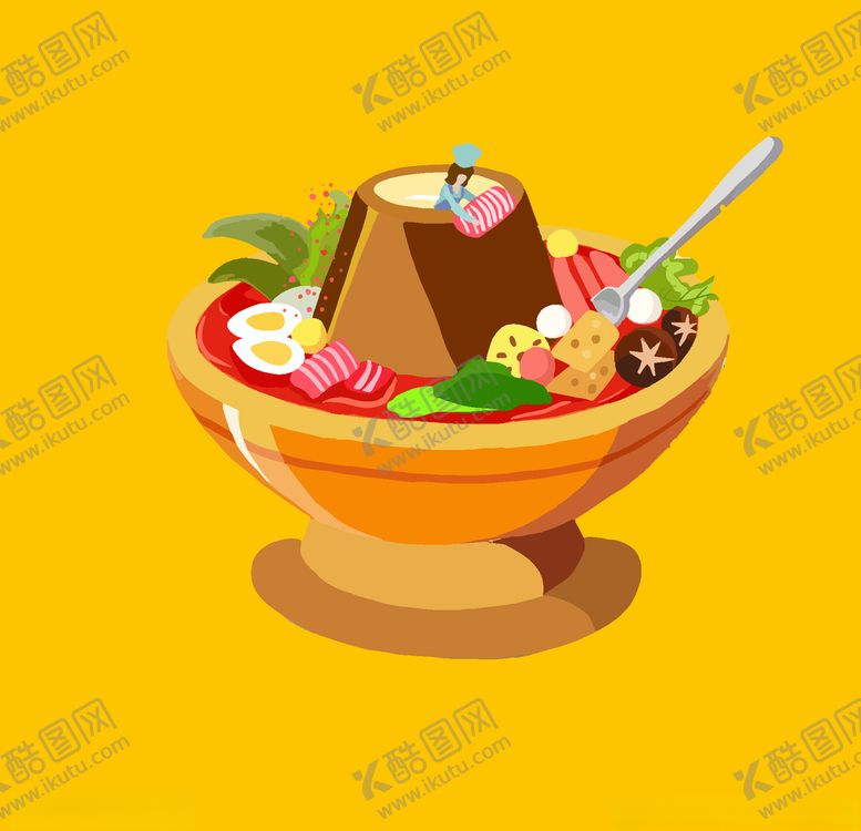 编号：50539404210956303255【酷图网】源文件下载-矢量火锅
