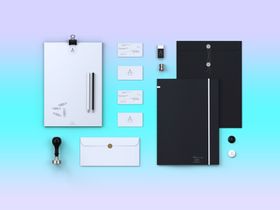 办公用品样机模板VI贴图设计