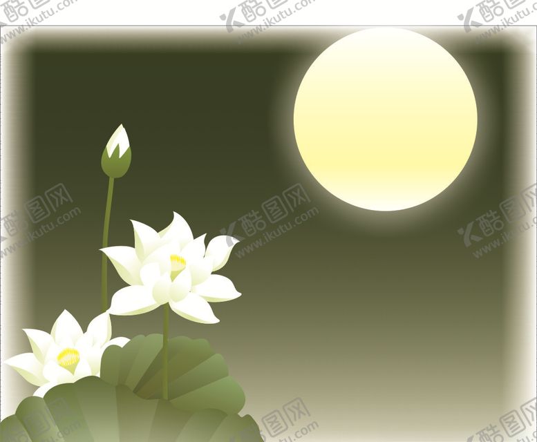 编号：94488305051459128783【酷图网】源文件下载-荷叶明月