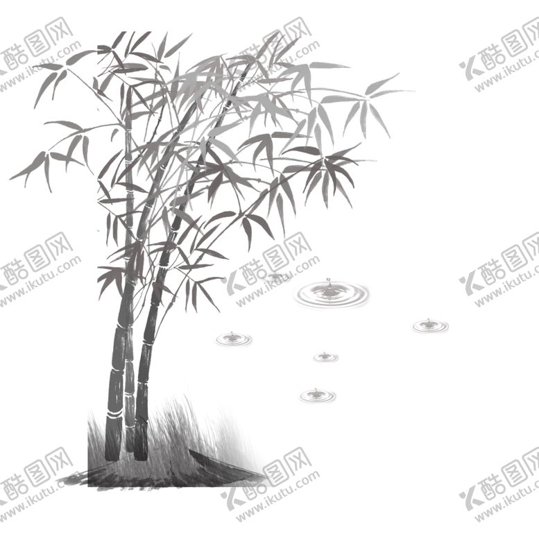 编号：23726806280107262899【酷图网】源文件下载-水墨竹子