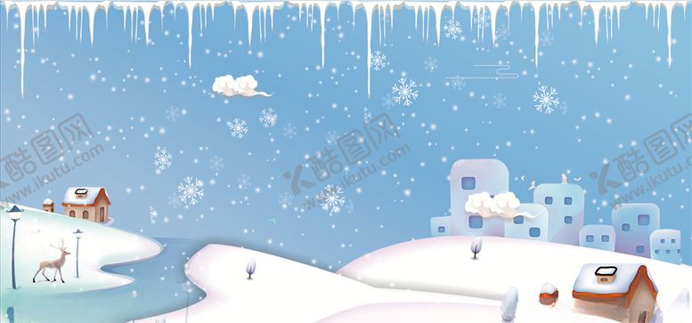 编号：79822710192056516106【酷图网】源文件下载-下雪背景