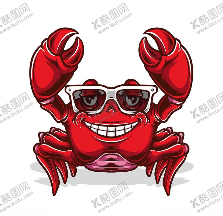 编号：66062406232207105752【酷图网】源文件下载-卡通螃蟹