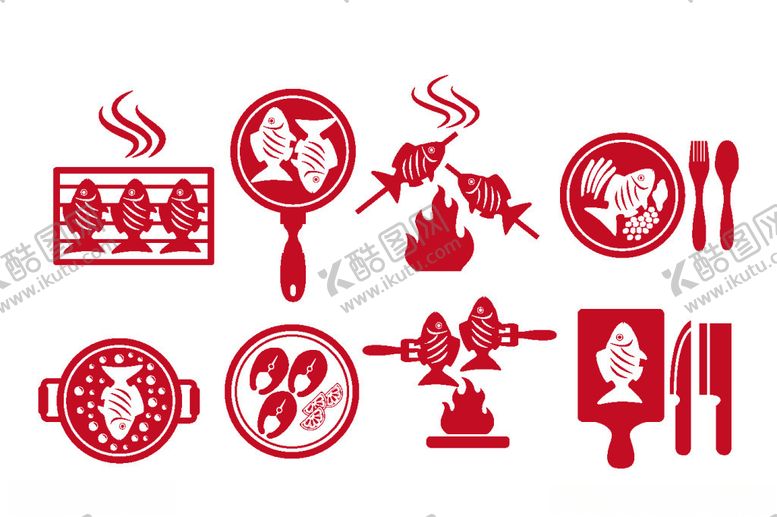 编号：70987210060207023147【酷图网】源文件下载-矢量烧烤元素