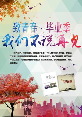 致青春毕业海报