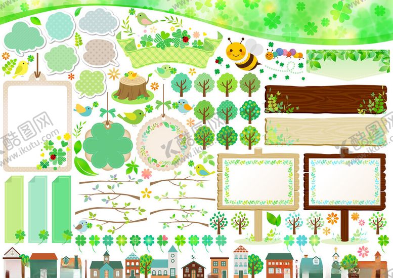 编号：44388909220138352892【酷图网】源文件下载-卡通风格校园手抄报模板