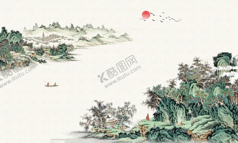 编号：79735802251900537282【酷图网】源文件下载-水墨山水画