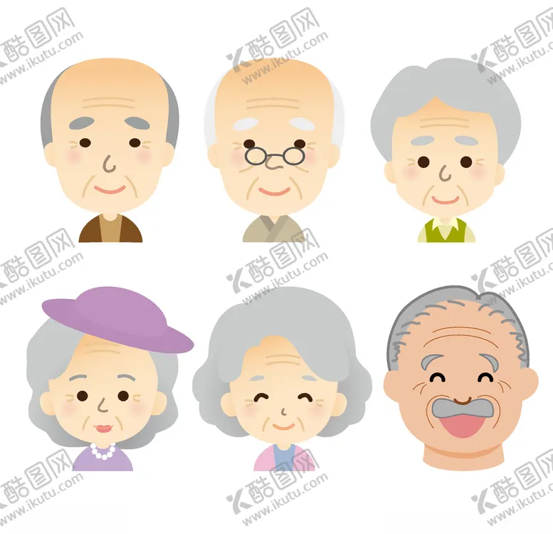 编号：47143110170819495199【酷图网】源文件下载-老人头像