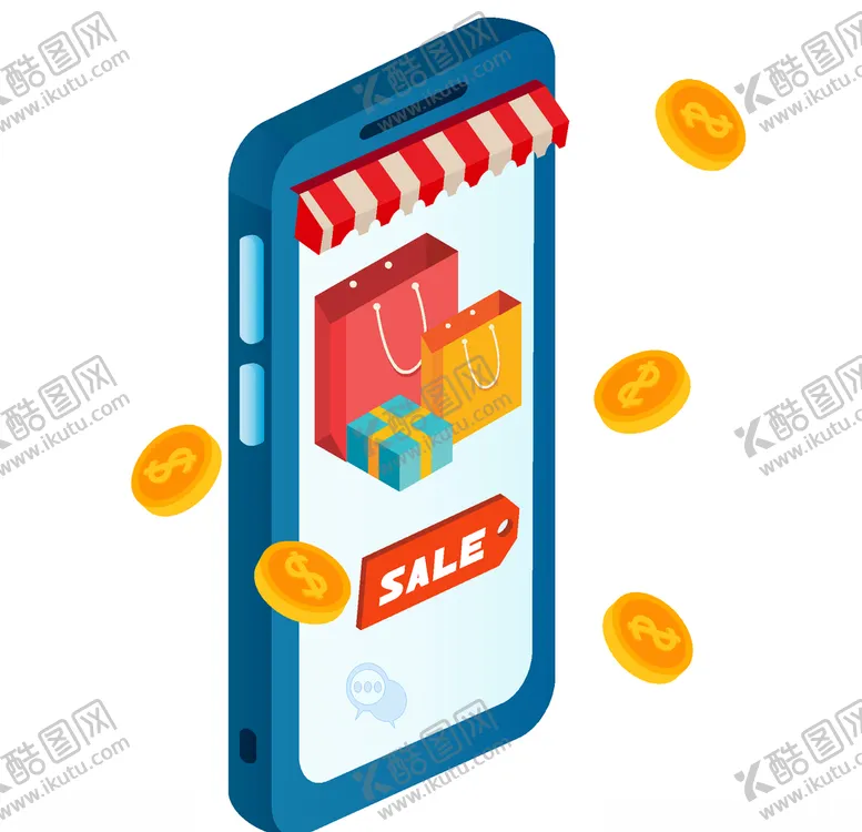 编号：85304604180740106244【酷图网】源文件下载-电商购物立体插画